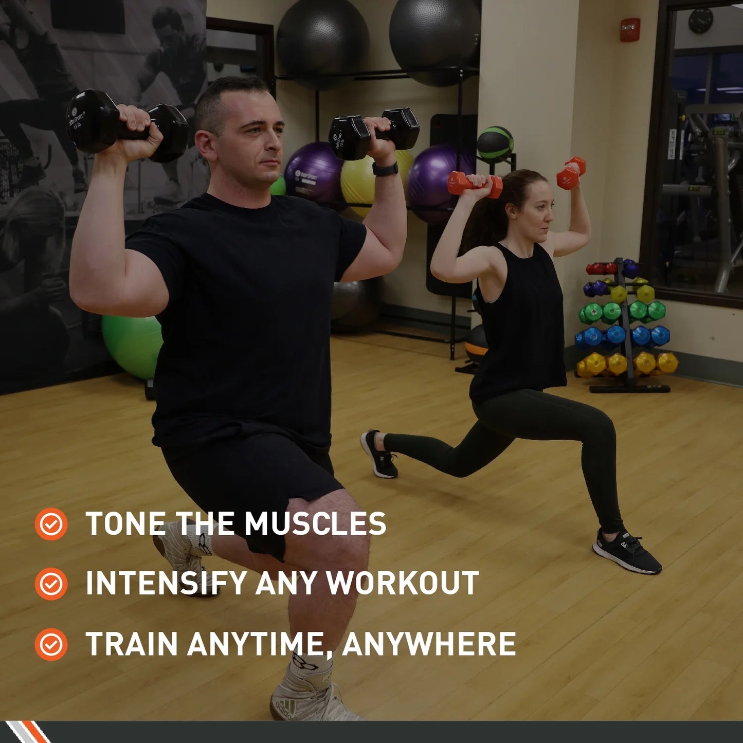 Vinyl Coated Dumbbell Weight, 15 Lb. (Single) - Strength Training Equipment for Home Fitness & Gym Workouts (Gray)